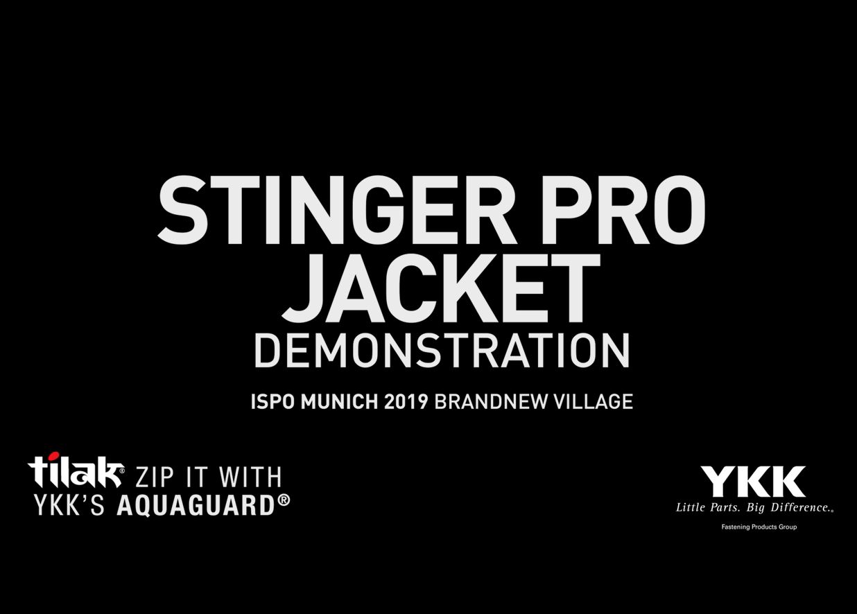 Tilak’s Stinger Pro Jacket with YKK’s AguaGuard®