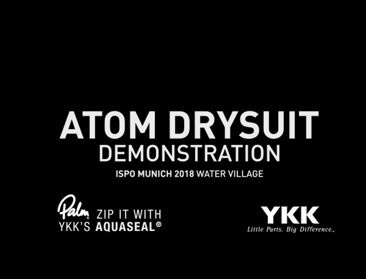 Palm’s Atom Dry Suite with YKK’s Aquaseal®